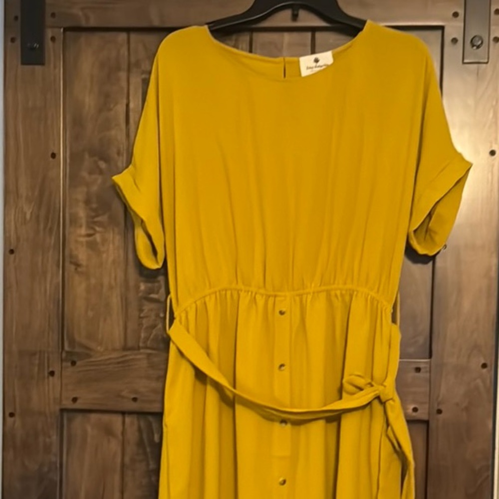 Betsey’s yellow short sleeve dress NEW
